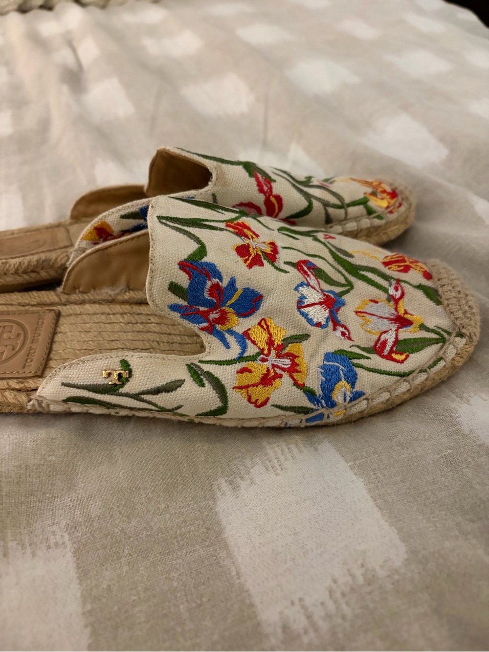 tory burch espadrille mules